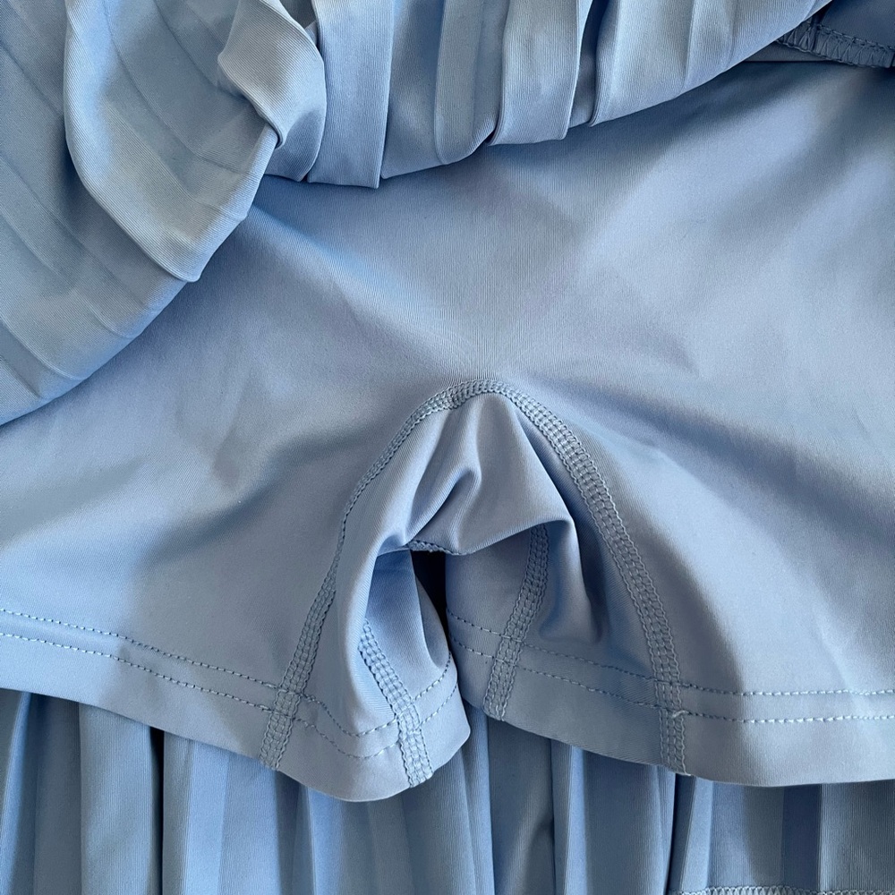 Goldhinge Light Blue Women's Pleated Skort Size XS - Picture 6 of 7